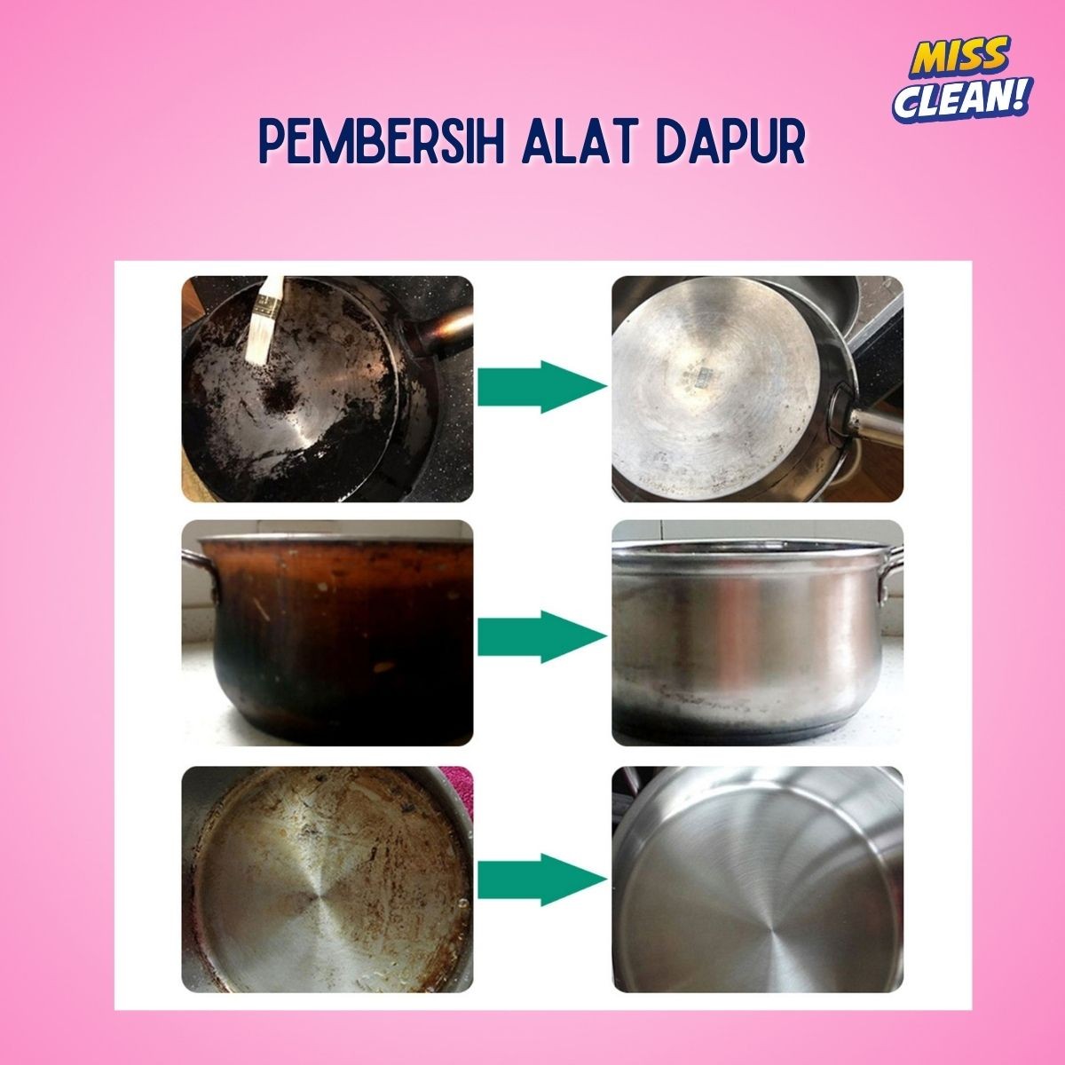 Pembersih Kerak Wajan MISS CLEAN